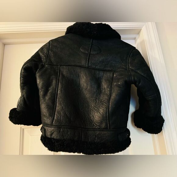 DAVOUCCI vintage leather & suede black coat measurements in pictures-No Size - Picture 5 of 13